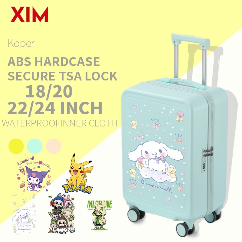 Jual XIM_OFFICIAL A002 koper polo 24inci 22inci Casing perjalanan yang ...
