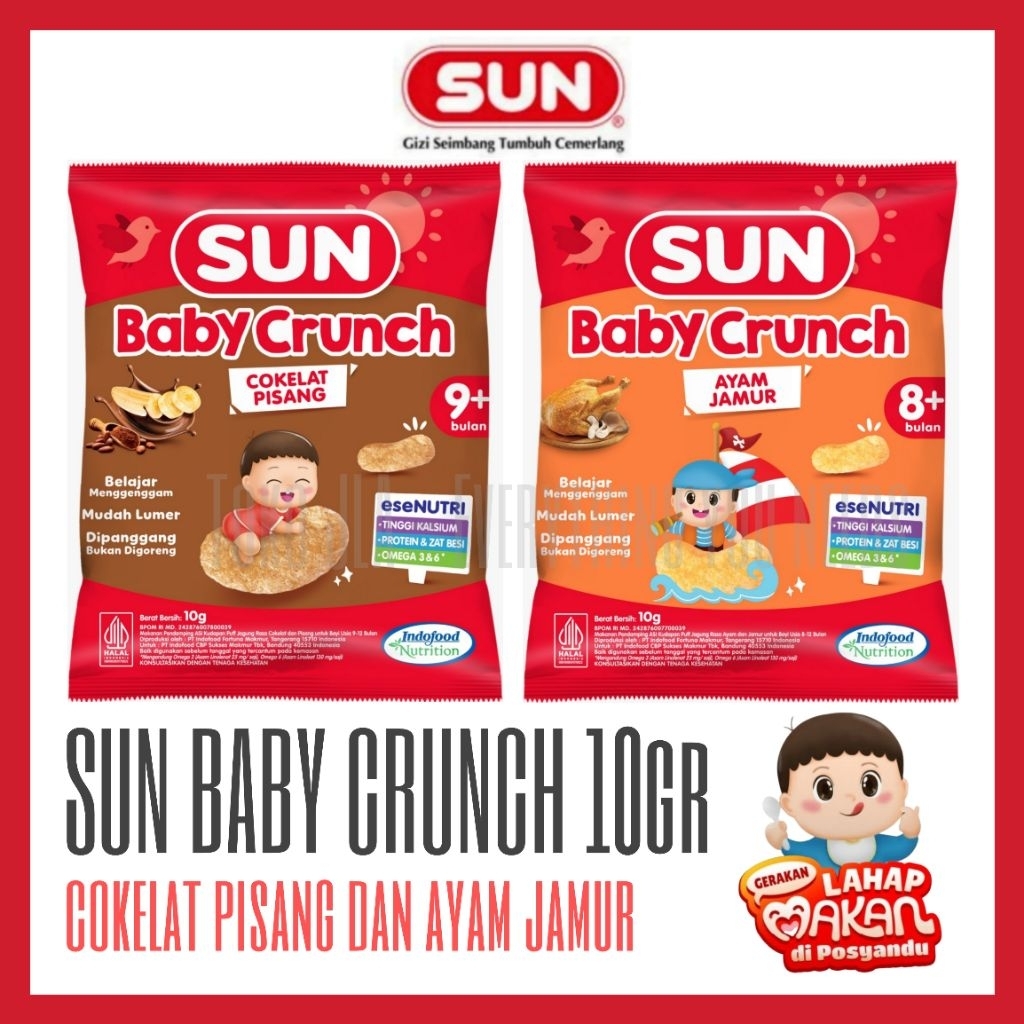 Jual SUN Baby Puff PUFFS Baby CRUNCH 10gr | Shopee Indonesia