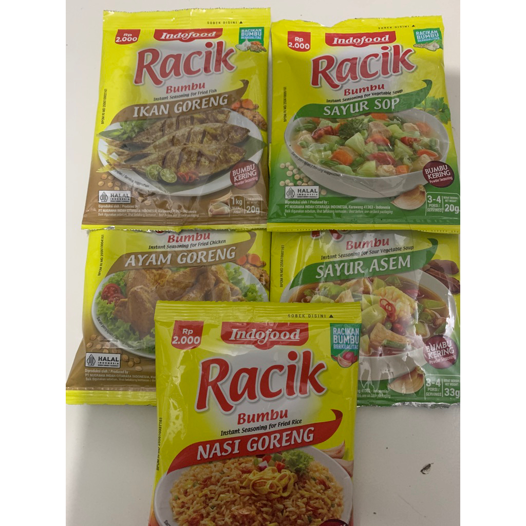Jual BUMBU INSTAN RACIK INDOFOOD | Shopee Indonesia