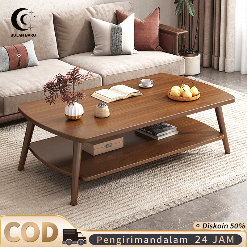 COD Meja Tamu Minimalis Meja Ruang tamu sederhana Meja kopi modern Meja Kopi untuk Apartemen  Meja Estetik Ruang Tamu Meja Teh Kamar Tidur sederhana Meja Bulat Meja Tamu 2 Tingkat Living Room Center Table