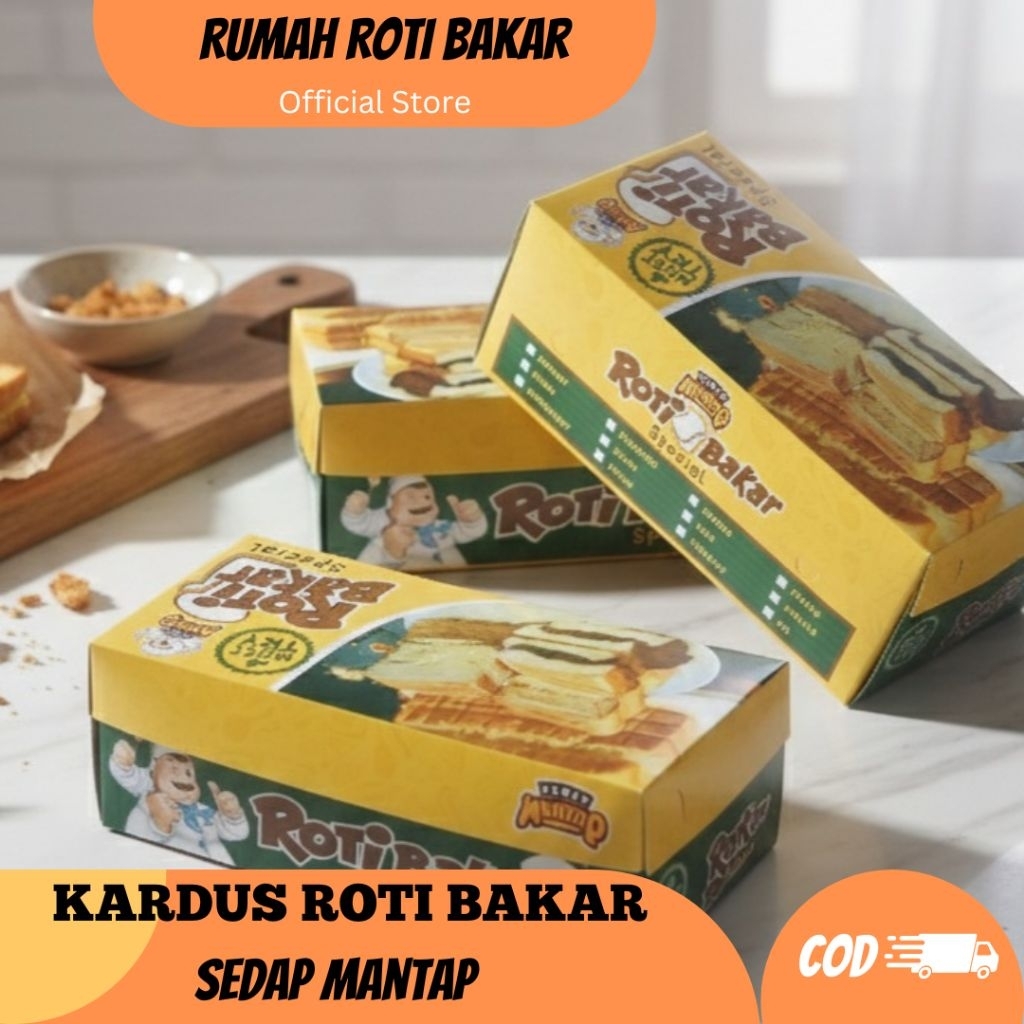 Jual Kardus Roti Bakar Sedap Mantap | Shopee Indonesia