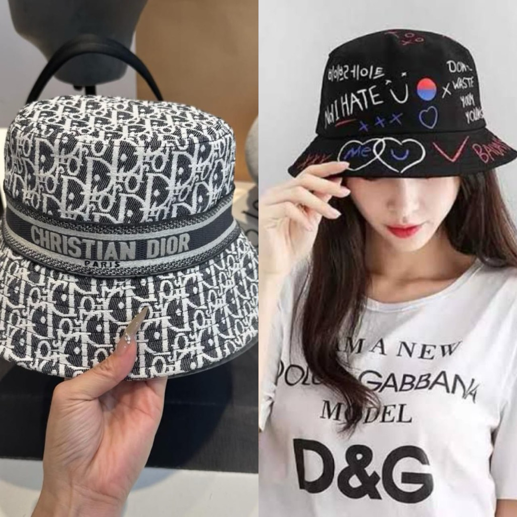Jual topi backet badas dan dior cewe cowo kekinian | Shopee Indonesia