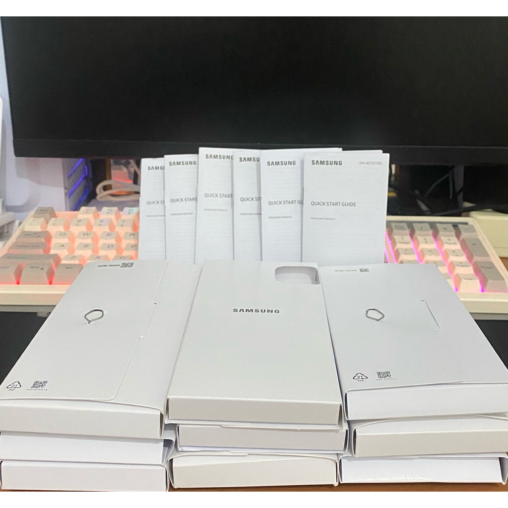 Jual box dalam Samsung A07 plus kartu garansi resmi samsung A07 copotan ...