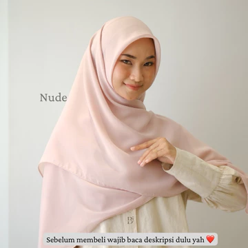 Hijab Syar’I Segi Empat Oval Polycotton Size 120 130 140