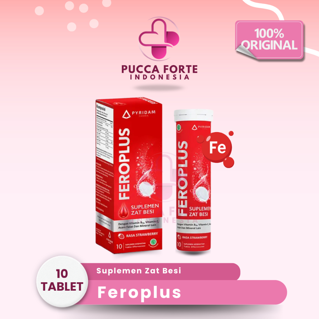 Jual Feroplus - Suplemen Zat Besi & Vitamin untuk Ibu Hamil & Menyusui ...