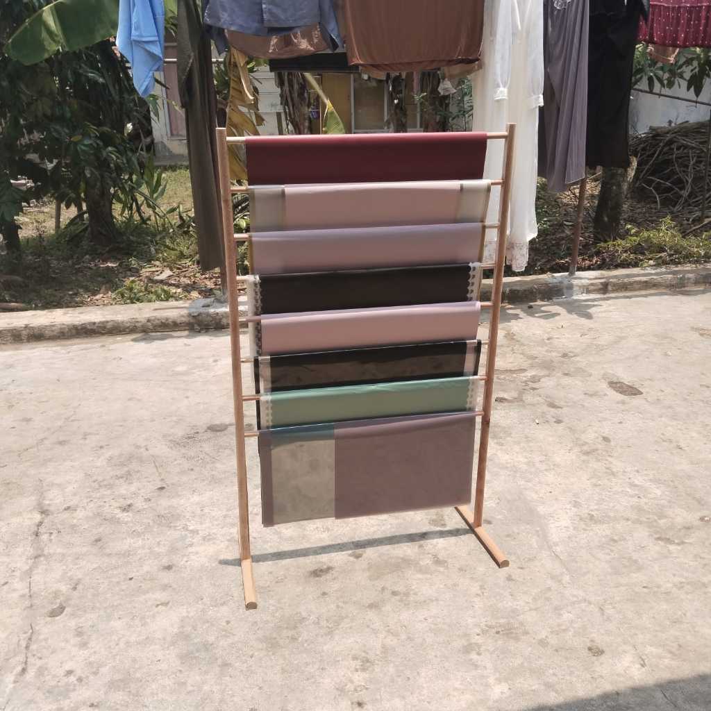 Jual StandHanger Pashmina 7 Susun / Gawang Kerudung 7 Tingkat Display ...