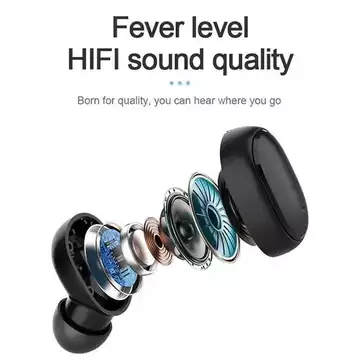 Handsfree Bluetooth A6s TWS Portable Headset Hf BT Wireless Sport In Earphone With Microphone