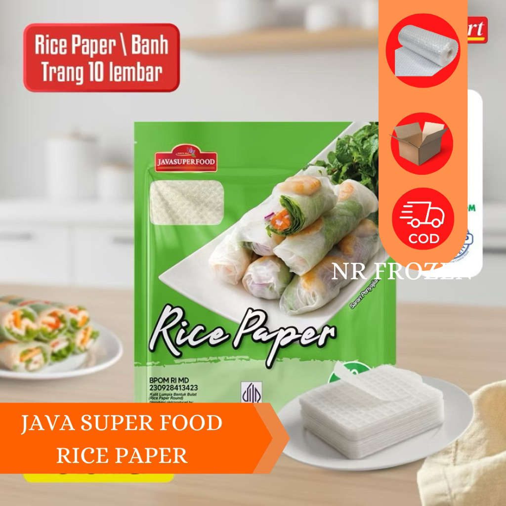 Jual Rice Paper isi 10 Lembar Kulit Lumpia Spring Roll - Vietnamese ...