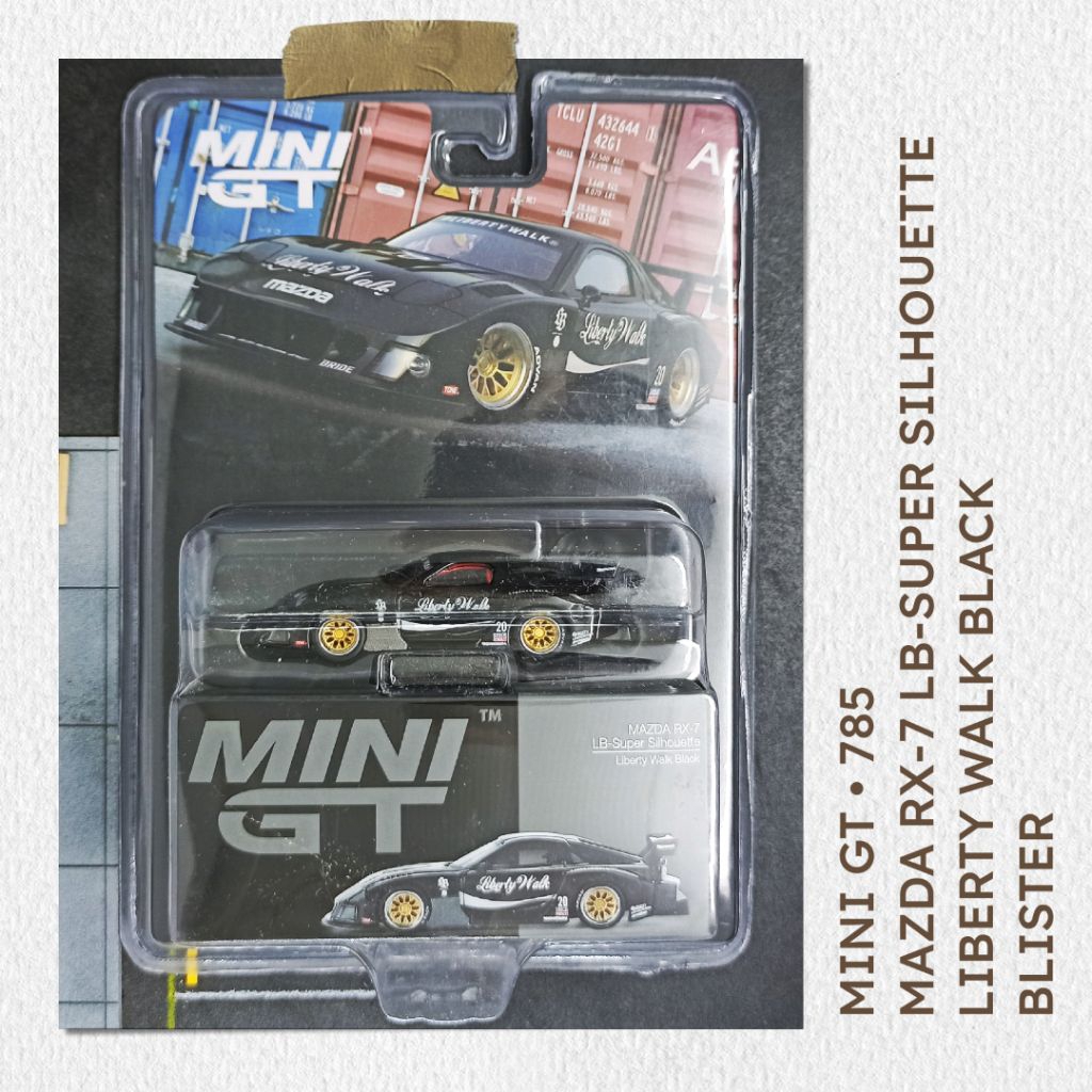 Jual MINI GT 785 MAZDA RX-7 LB-Super Silhouette Liberty Walk Black ...