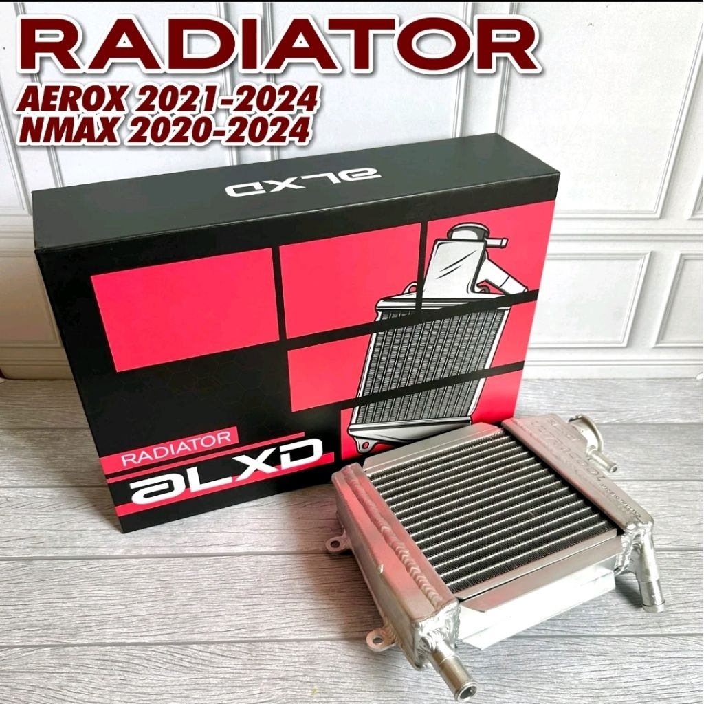 Jual Radiator Almunium ALXD Original Nmax New Aerox Pendingin Radiator ...
