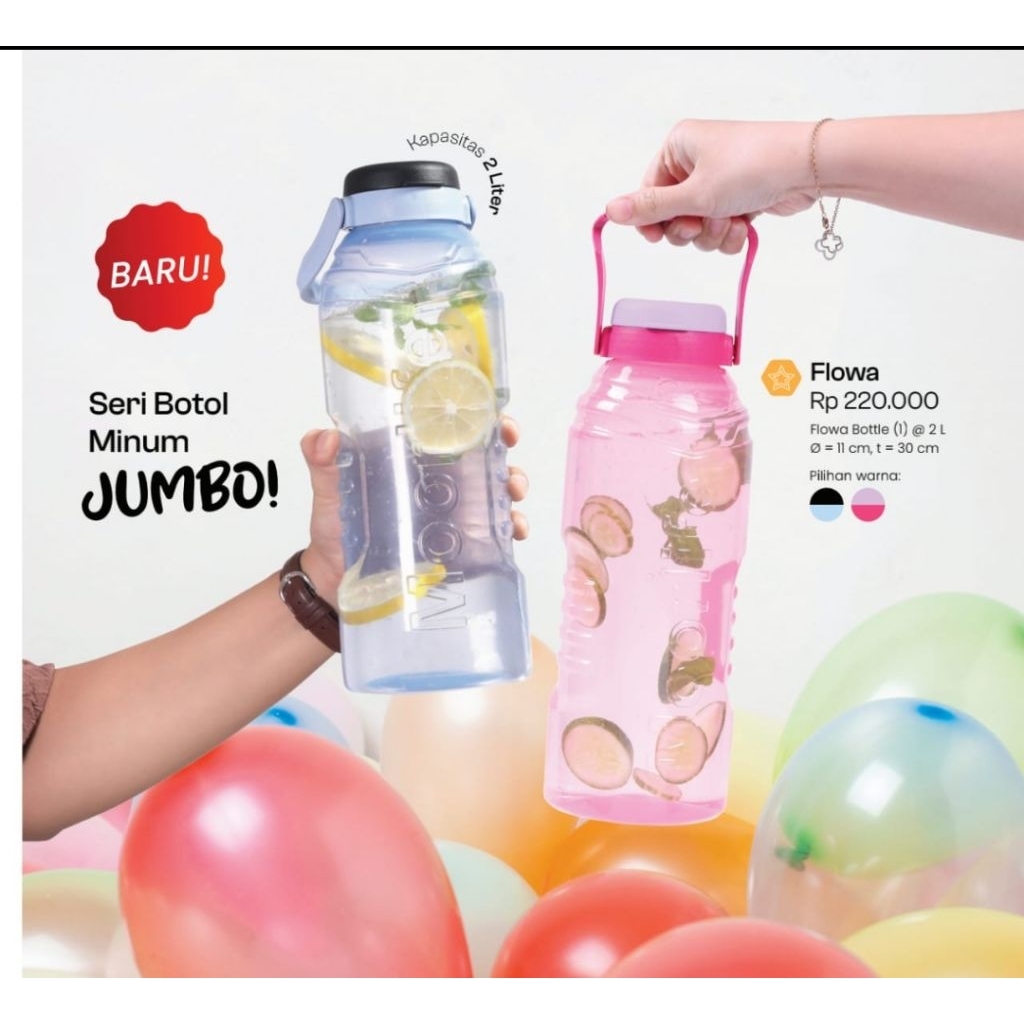 Jual Botol Minum 2L/ Flowa Moorlife/Garansi Seumur Hidup/Promo/Hampers ...
