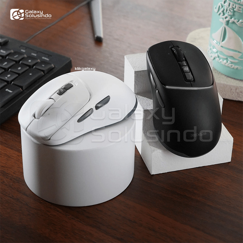 Jual Rexus Nava Pro Q15 Silent Click Wireless Office Mouse - Black ...
