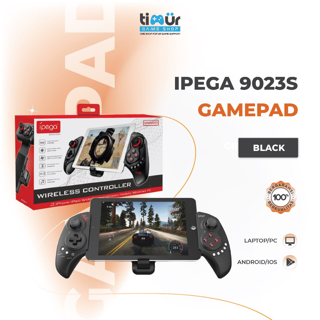 Jual Ipega Gamepad Bluetooth PG 9023 S Stick Gaming Joystik HP ...