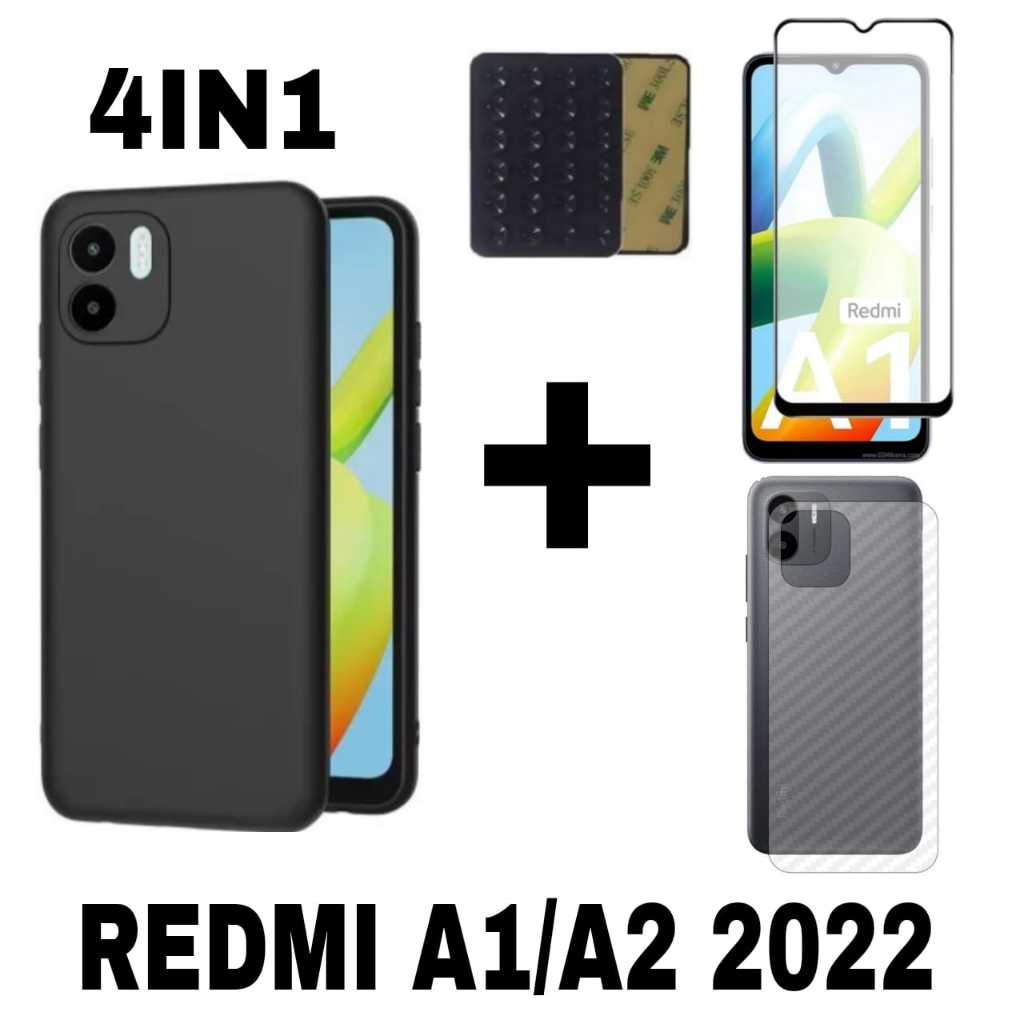 Cover Bumper Trasparente Anti-Urto Per Xiaomi Redmi A1 E A2 – Protezione Completa Frontale E Posteriore - Foto 2