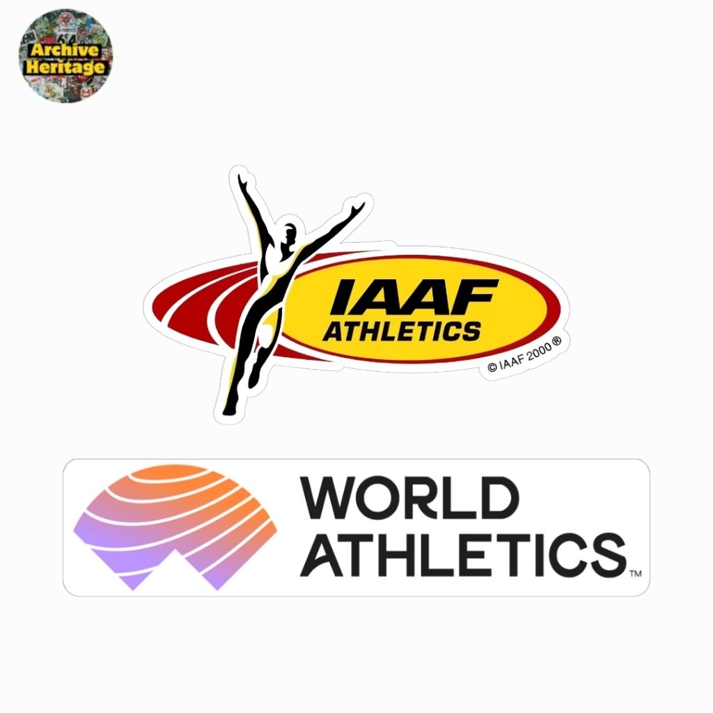Jual sticker IAAF World Athletics logo vintage stiker | Shopee Indonesia