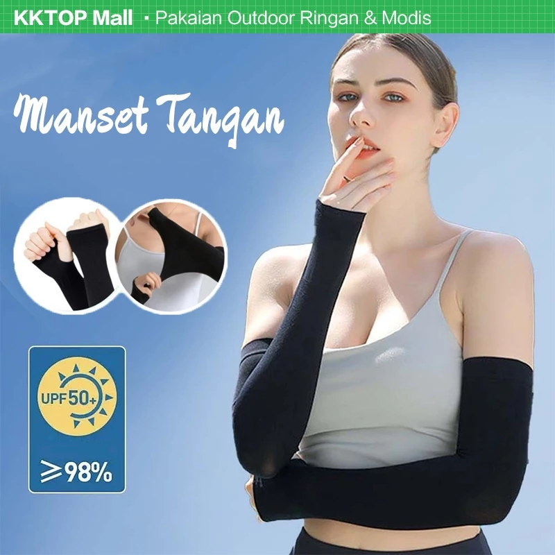 Manset Tangan Anti UV Handsock Jempol Wanita