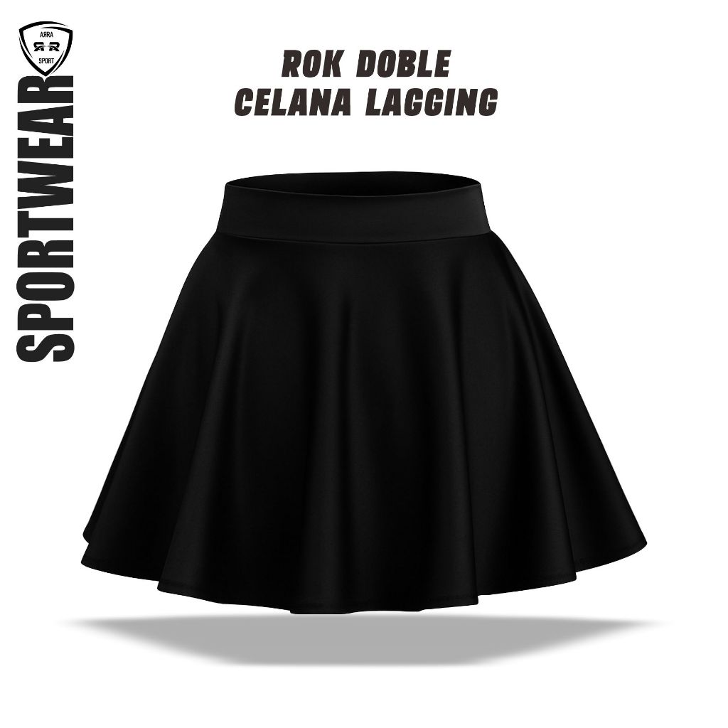 Jual Rok Penutup Celana Lagging Skirt Celana Rok Olahraga Wanita Sport ...