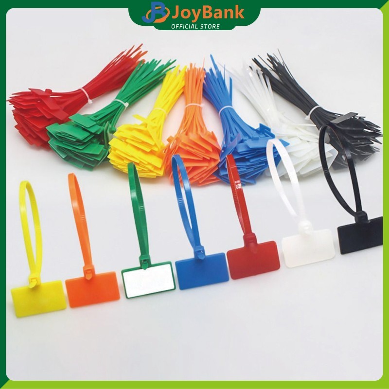 Jual 100PCS Pack Kabel Tis Cable Label Maker Name Tag Pengikat Nylon ...