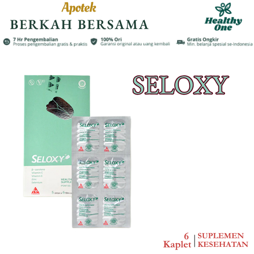 Jual SELOXY 1 STRIP 6 KAPLET SALUT SELAPUT | Shopee Indonesia
