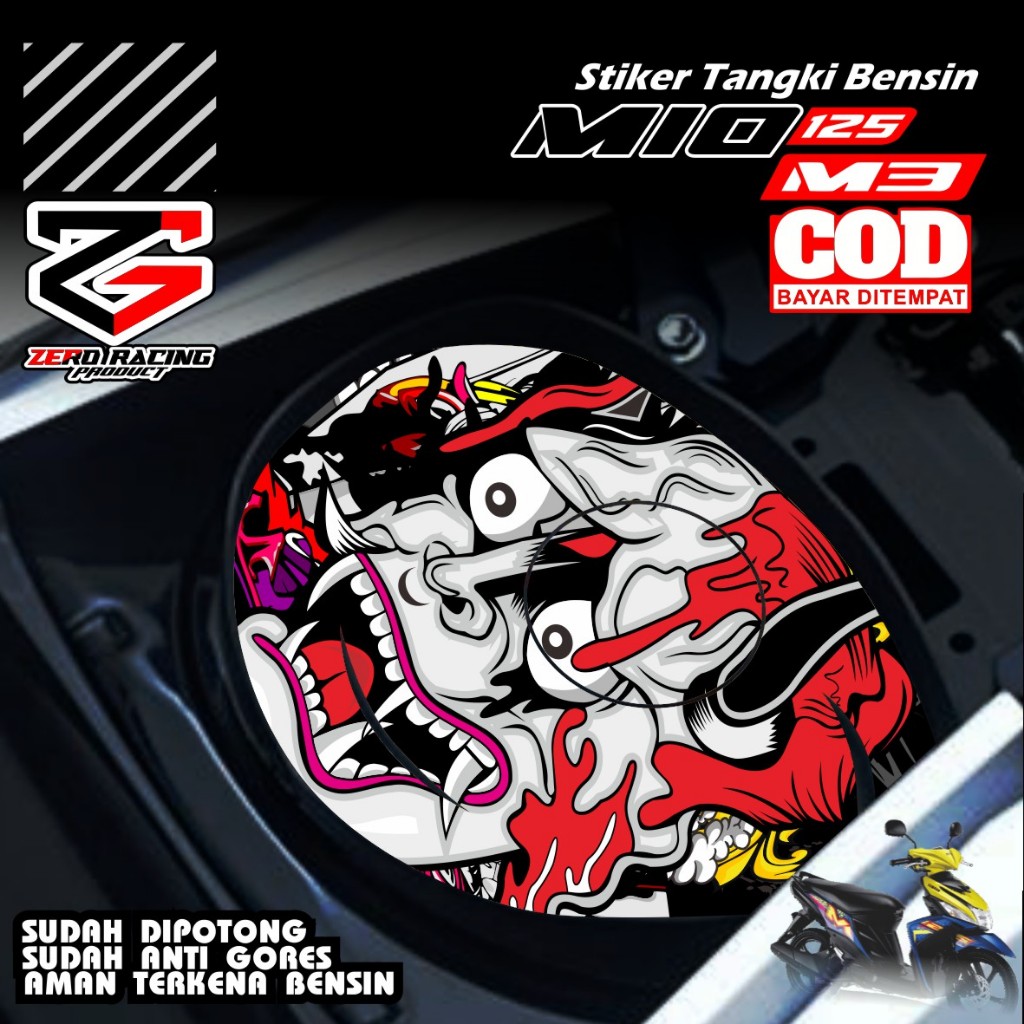 Jual STIKER TANGKI MOTOR MIO 125 MIO M3 MIO Z STIKER TANGKI TEMPEL ...