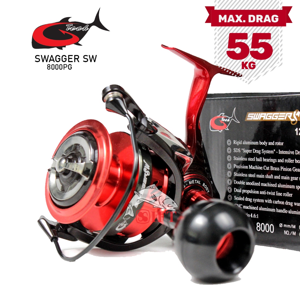 Jual Reel G-TECH SWAGGER SW 4000 s/d 8000 HG PG Limited Edition | Power ...