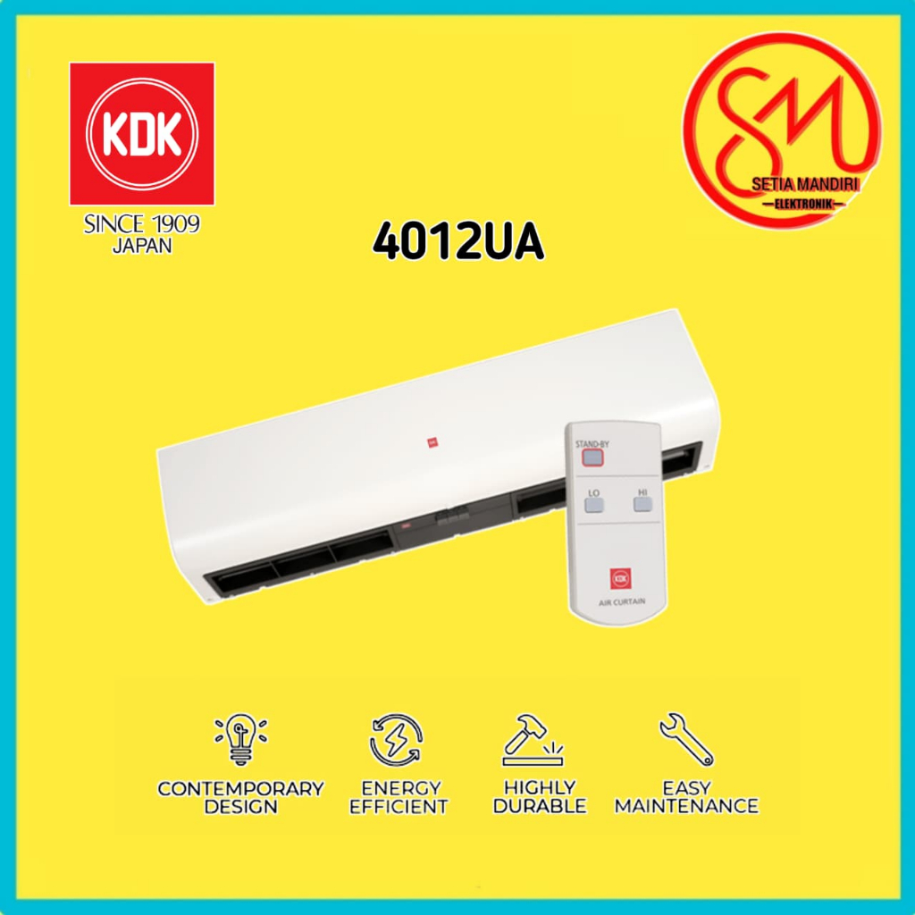 Jual KDK Air Curtain 4012UA Tirai Angin Pintu Sirocco Fan - Air Door ...
