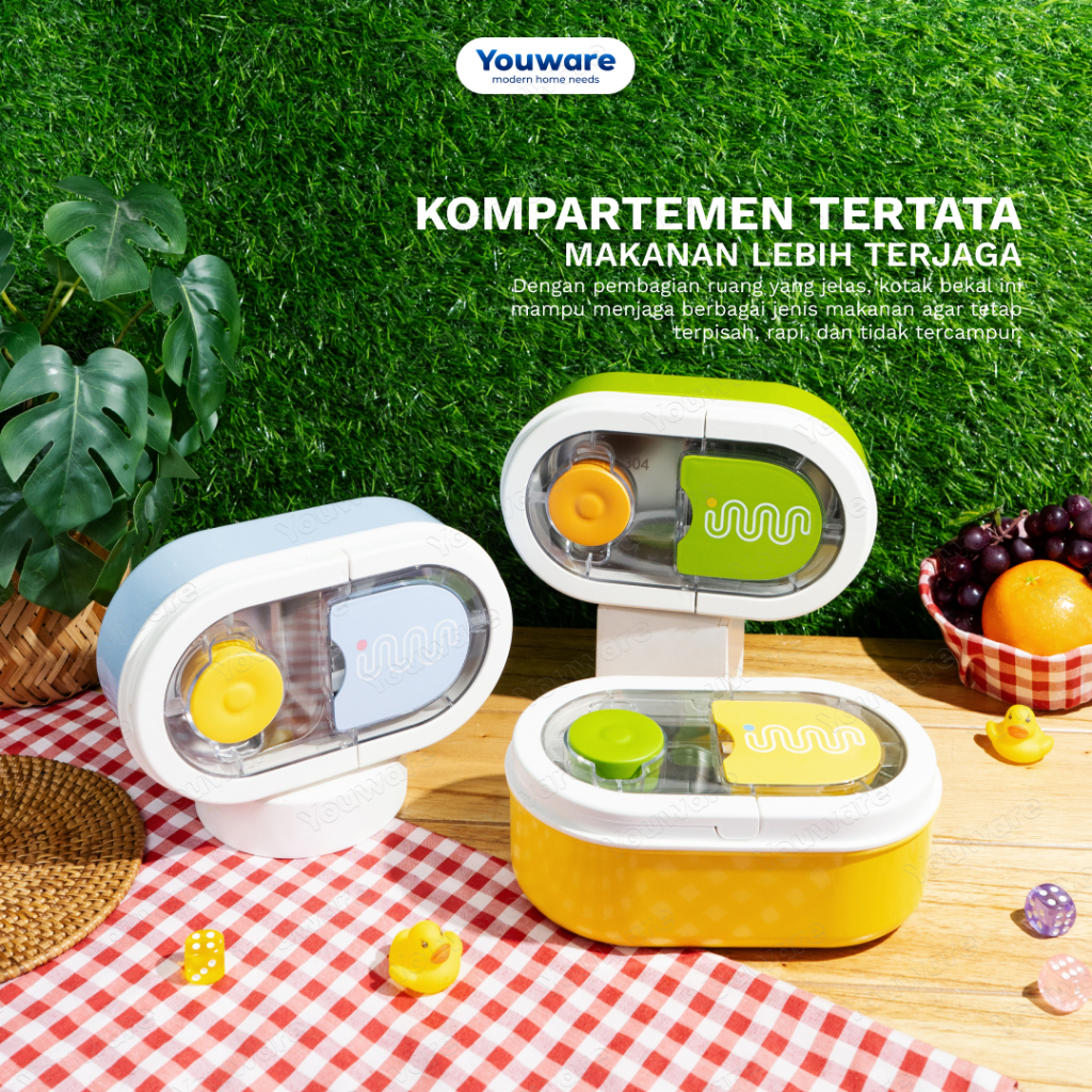 Jual Youware - Retta Stainless Steel Lunch Box / Kotak Bekal / 1000 mL ...