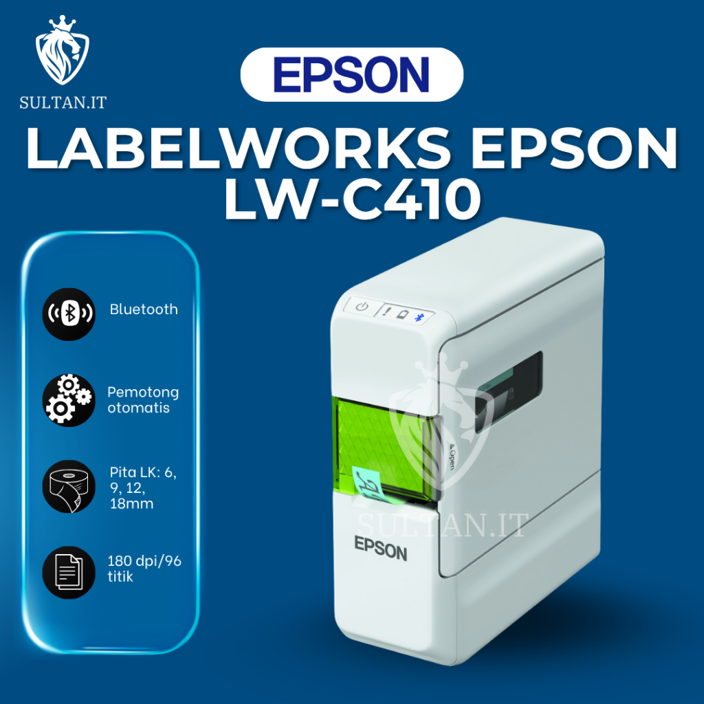 Jual Epson Printer Label LW-C410 / Epson LabelWorks Lw C410 Portable ...