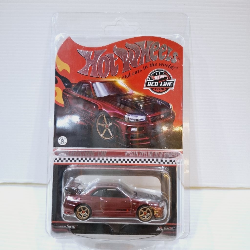 Jual Hotwheels Hot Wheels Red Line Club RLC Nissan Skyline GTR R34 ...