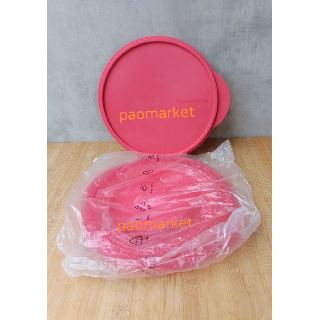 Jual tupperware go flex round 1,5 liter merah / red - toples lauk sayur ...
