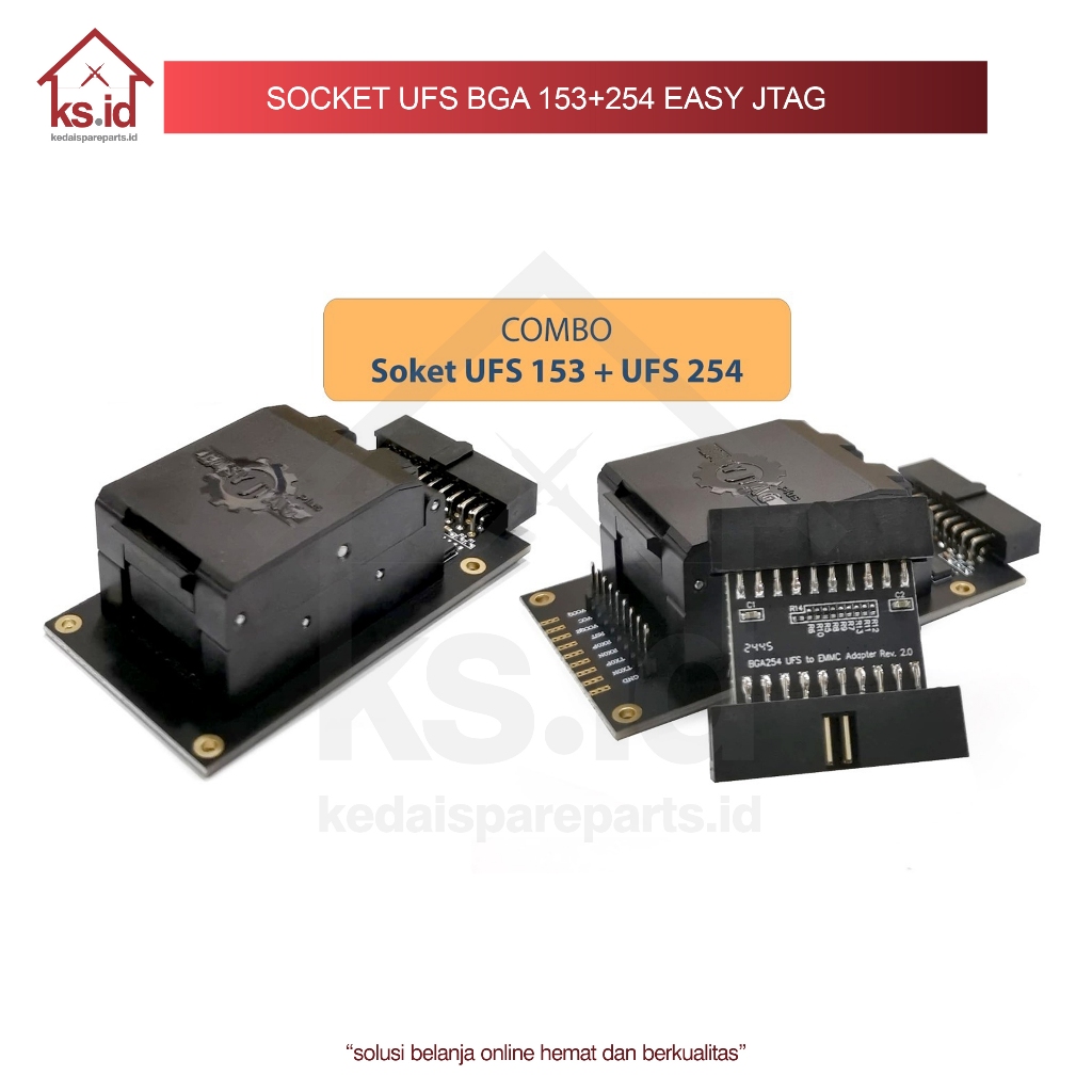 Jual Socket Ufs Bga 254 Easy Jtag Plus/ Socket Ufs Bga153 Easy Jtag ...