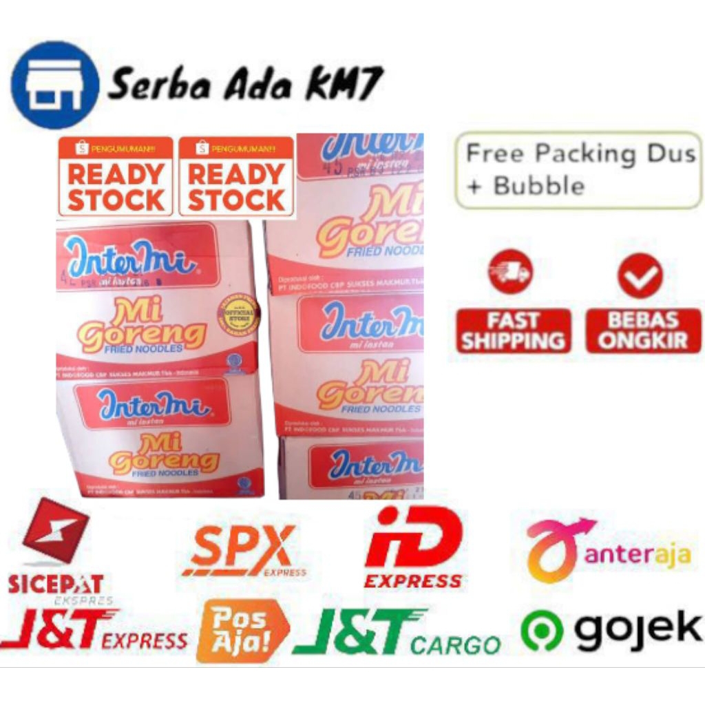 Jual INTERMIE / INDOMIE MIE GORENG lMIE INSTAN 1 KARTON /1 DUS ISI ...