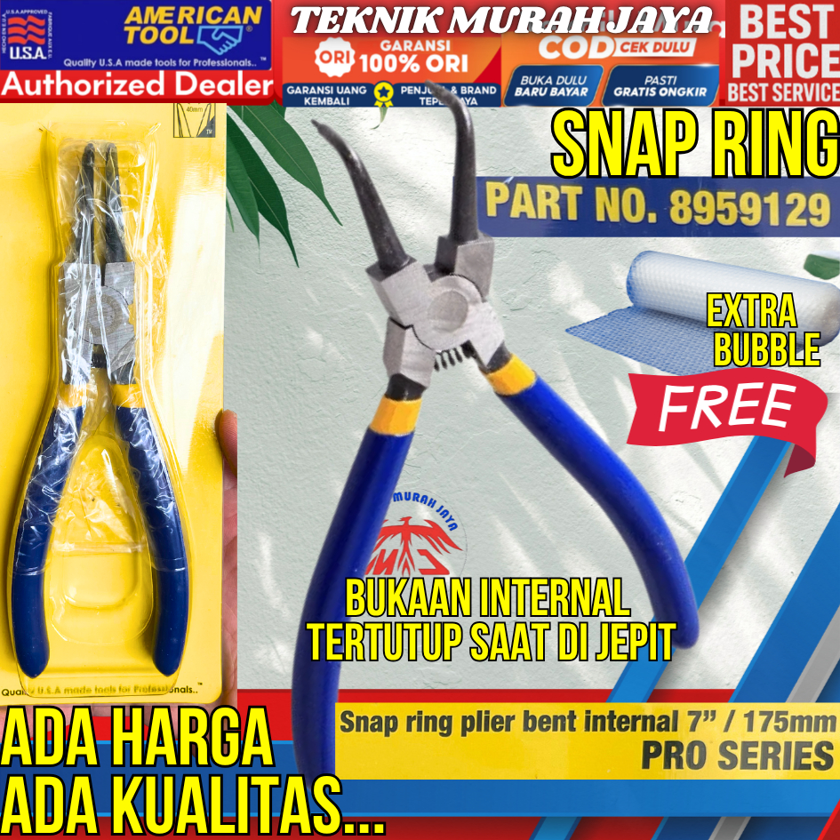 Jual AMERICAN TOOL 8959129 BENT INTERNAL TANG Ring 7
