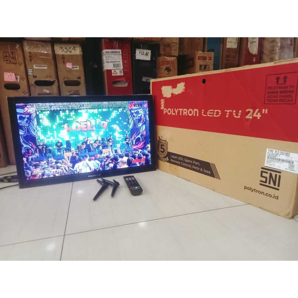 Jual TV LED TCL 24 Inch HD Digital TV HDMI USB DVBT-T2 Kondisi bekas ...