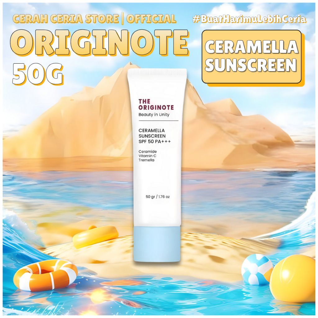 Jual The Originote Ceramella Sunscreen SPF50 PA+++ | Skin Barrier ...