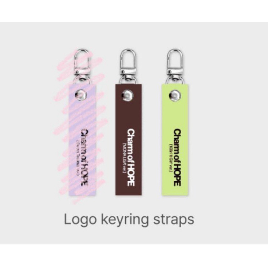 Jual (READY SHARING) POB Logo Keyring Strap Album BTS J-HOPE CHARM OF ...
