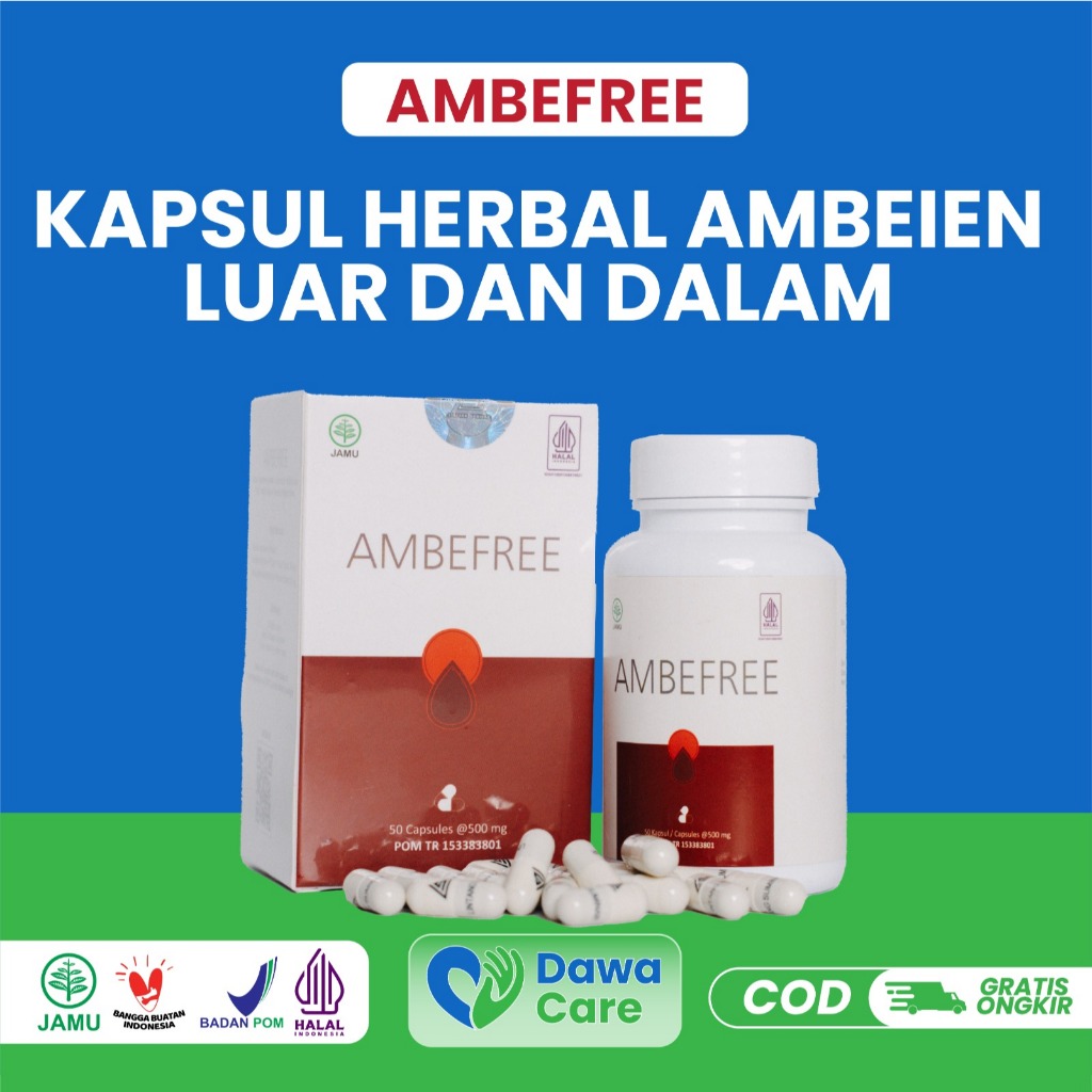 Ambefree Cepat Atasi Wasir Ambeien BAB Berdarah Fistula Ani BAB Sembelit Dalam 3 Hari BPOM