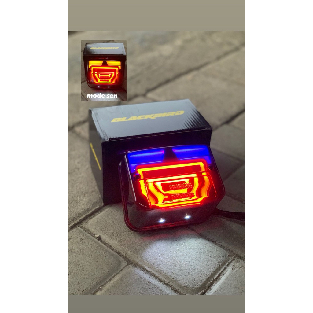 Jual STOPAN LED GL100 LED MODEL LAZY GEN 2.0 + SEIN + HAZARD | Shopee ...