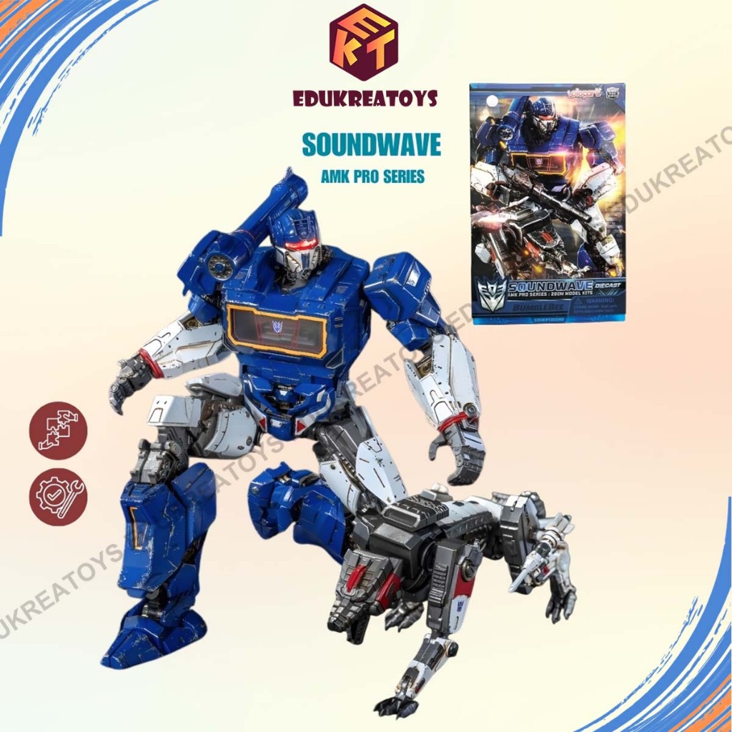 Jual Soundwave Transform Bumblebee movie Yolopark Amk Pro model kit ...