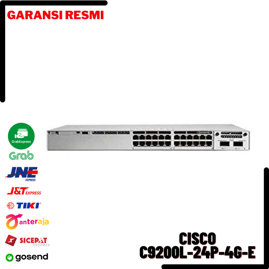 Jual Cisco C9200L-24P-4G-E Catalyst 9200 Series Switch + Smart Net ...