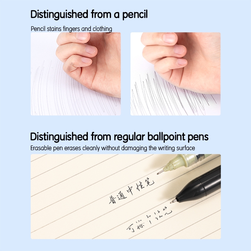 Deli Pulpen Gel ST Tip Dapat Dihapus / Erasable Gel Pen / Pena Gel Dapat Dihapus 0.5 mm SA261 (4)
