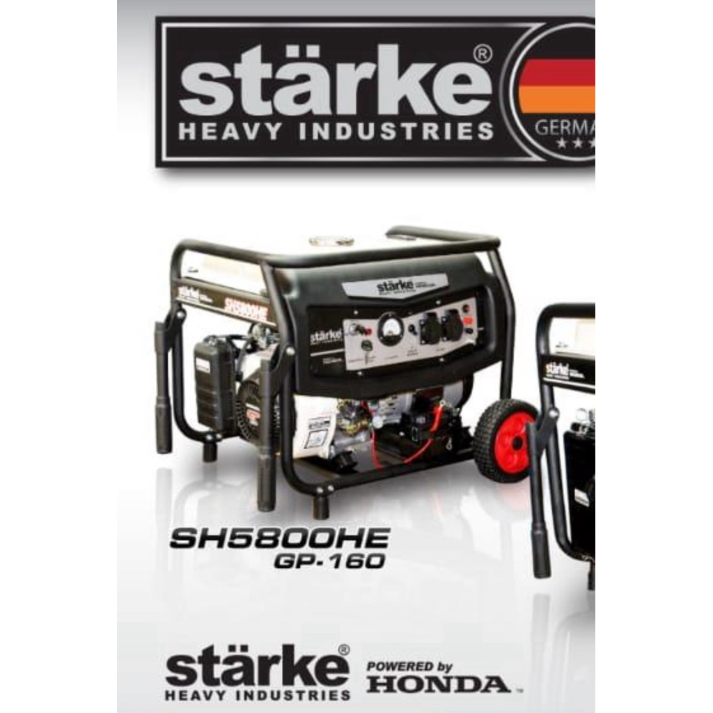 Jual GENSET GENERATOR ENGINE HONDA STARKE 2200 watt STARTERR GERMANY ...