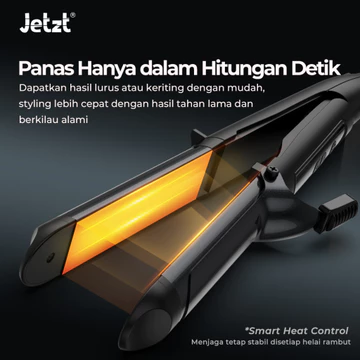 Jetzt HS300 2 In 1 Catokan Rambut Curly Hair Straightener Curler Lurus Keriting Multifungsi Low