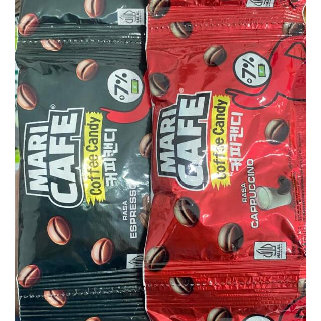 Jual MARI CAFE COFFE CANDY (ESPRESSO, CAPPUCINO) 1Rtg isi 10sachet dan ...