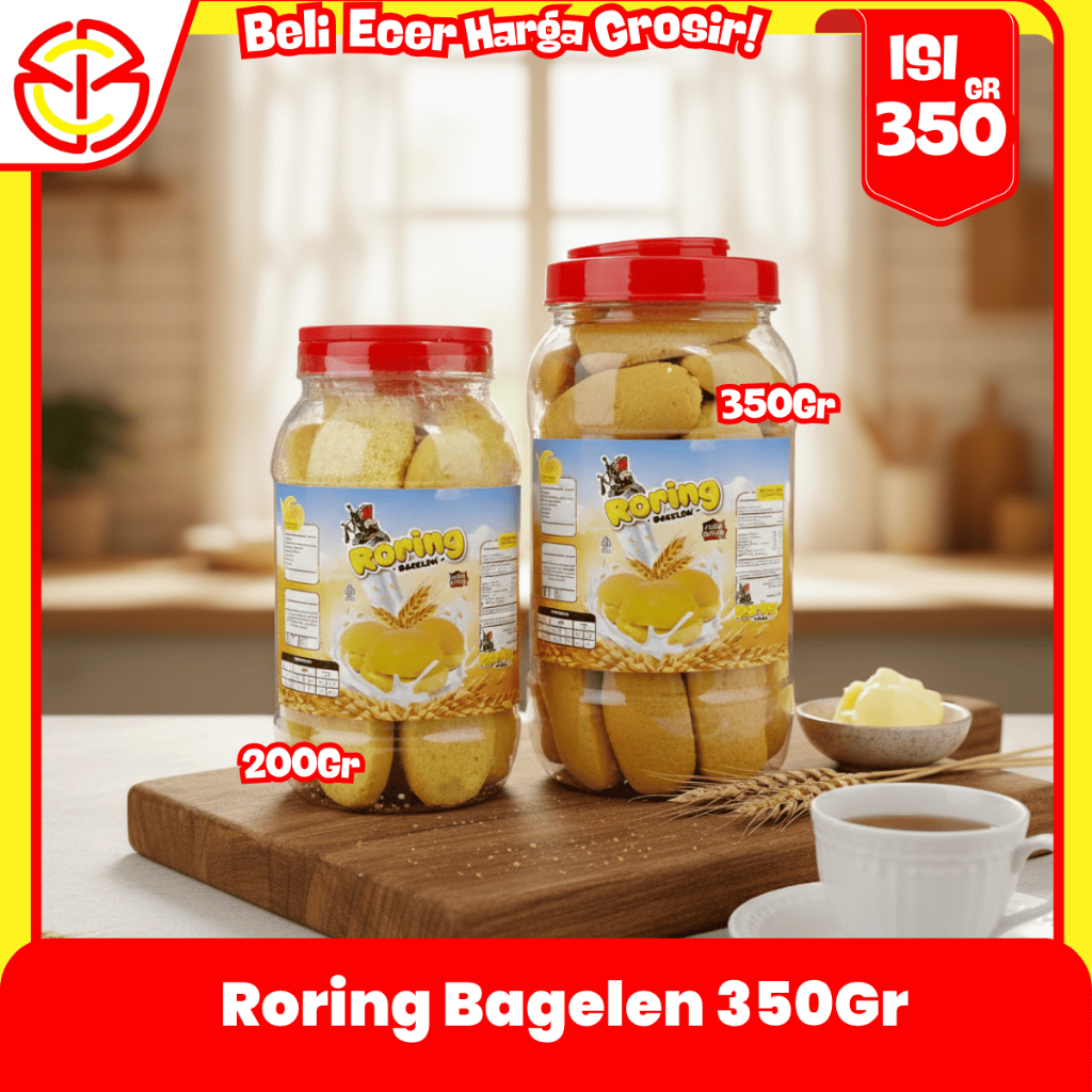 Jual Roring Bagelen Roti Kering 350gr & 200gr Renyah Gurih Enak Lezat ...