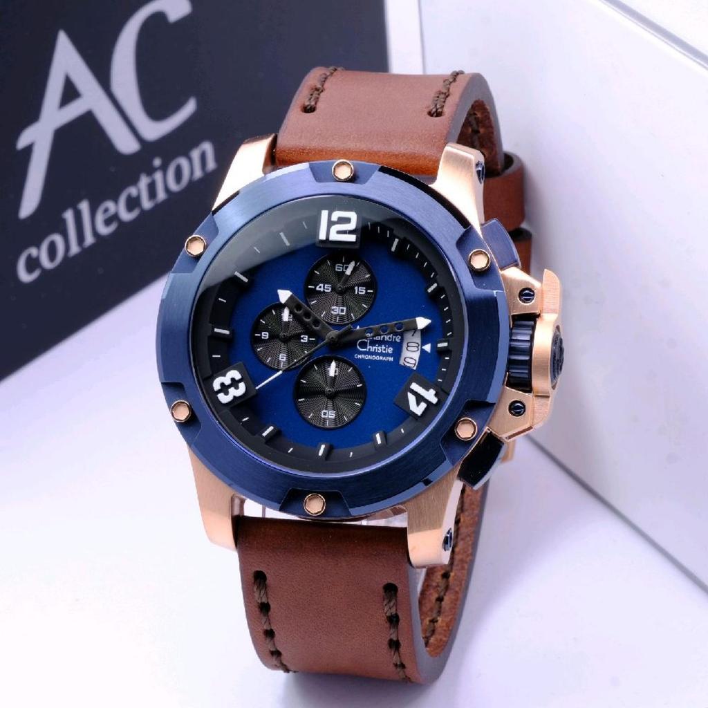メル Jual Jam Tangan Pria Alexandre Christie AC 6295 MCL Original