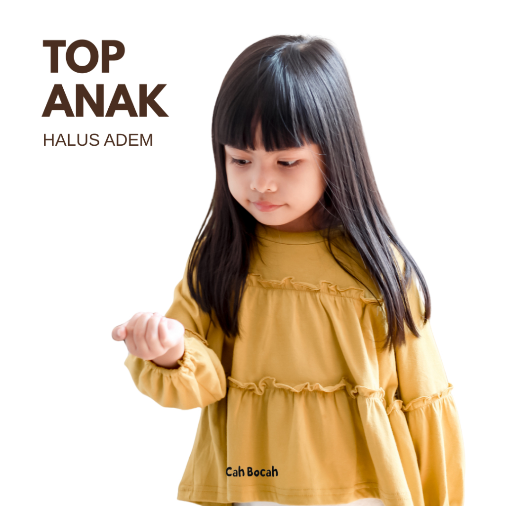 Jual Cah Bocah Kirana Top Anak Perempuan Halus Adem | Shopee Indonesia