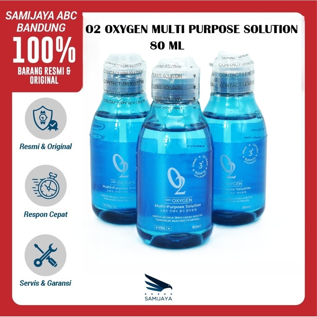 Jual Softlens Solution O2 80ml With Oxygen Anti Bakteri | Shopee Indonesia