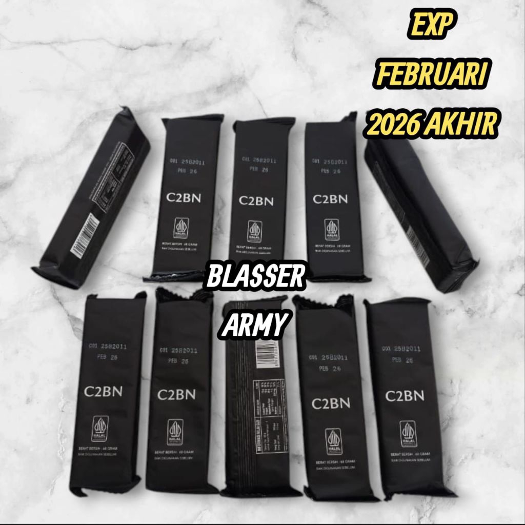 Jual RANSUM TNI C2BN COKLAT FRESH DAN HALAL ASLI JATAH TNI / BISKUIT ...