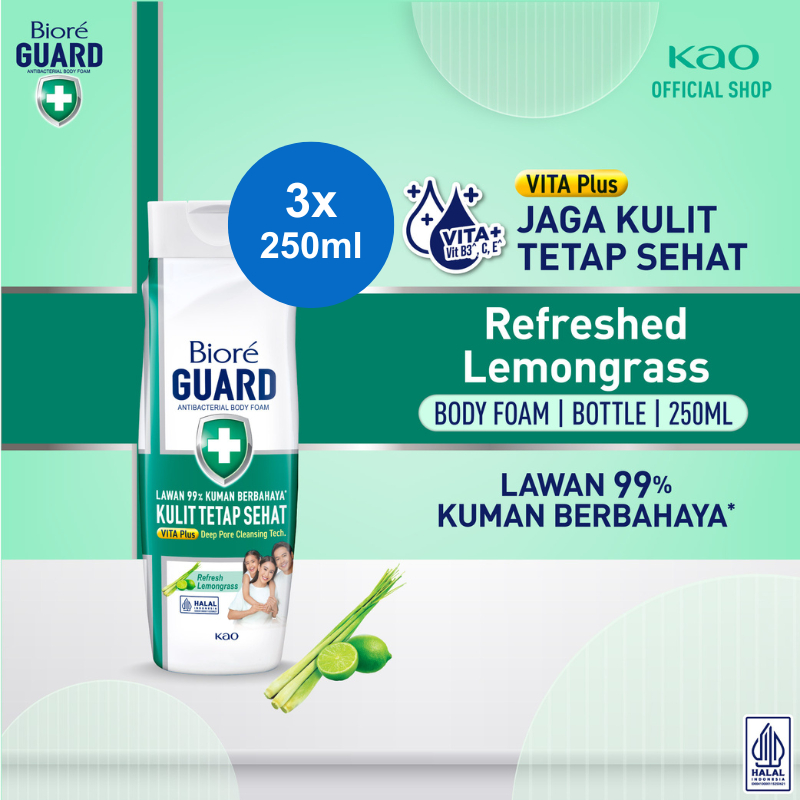 Jual Biore Guard Sabun Mandi Cair Pembersih Daki Lively Refresh Ekstrak ...